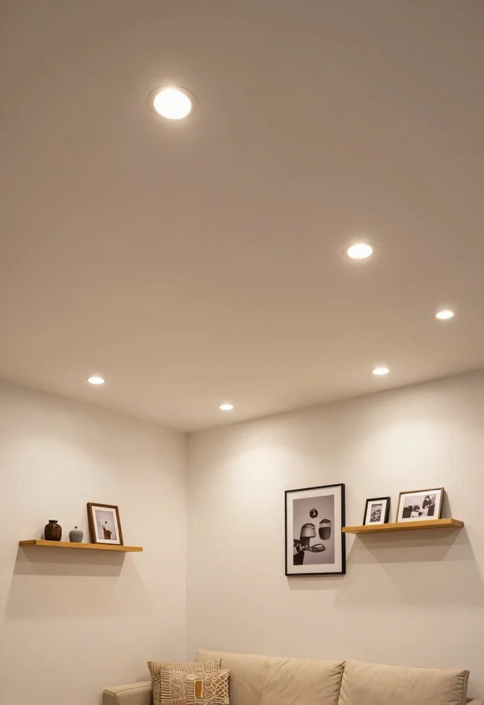 10 Low Basement Ceiling Ideas That Reduce the Closed In Feel 1. Install Recessed Lighting 0