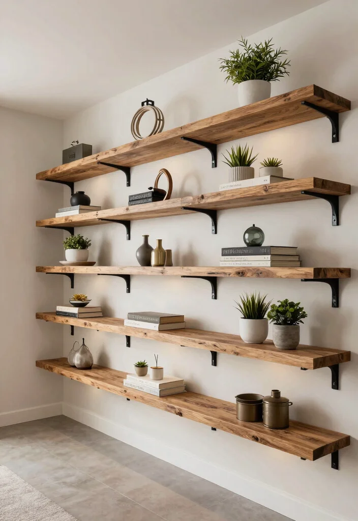 10 Low Basement Ceiling Ideas That Reduce the Closed In Feel 3. Opt for Open Shelving 0