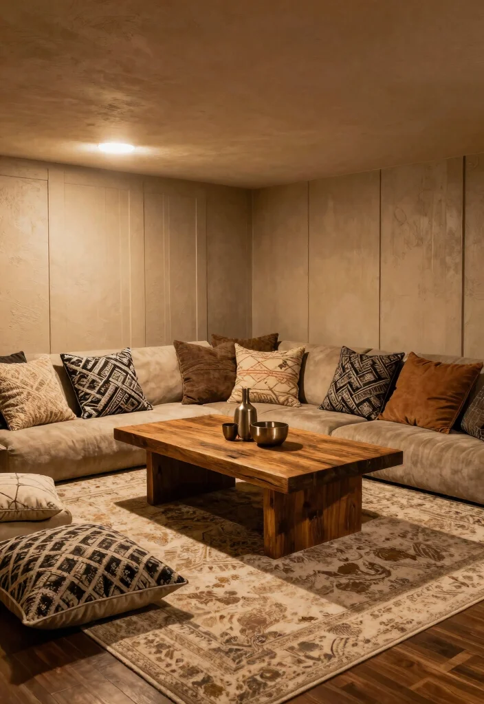 10 Low Basement Ceiling Ideas That Reduce the Closed In Feel 6. Layered Textures 0