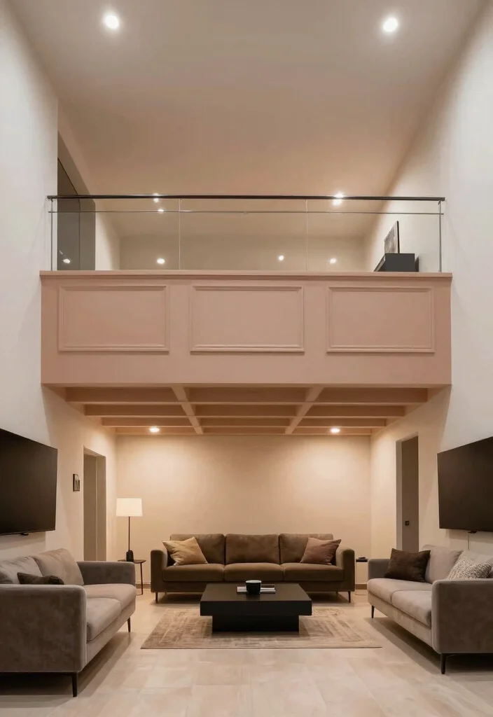 10 Low Basement Ceiling Ideas That Reduce the Closed In Feel 9. Floating Ceiling Designs 0