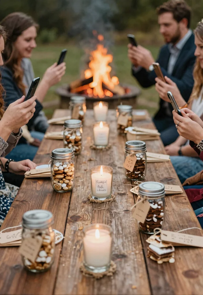 10 Backyard Bonfire Party Ideas for Casual Outdoor Gatherings 10. Picture Perfect Goodbye Favors 0