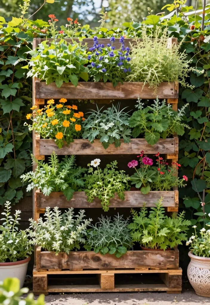 10 Backyard Decoration Ideas to Instantly Refresh Outdoor Spaces 4. Vertical Gardens for Space Saving Style 0