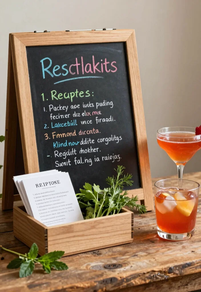 10 Bar Organization Ideas for Home Entertaining 23 10 Bar Organization Ideas for Home Entertaining 3. Create a Cocktail Recipe Station 0