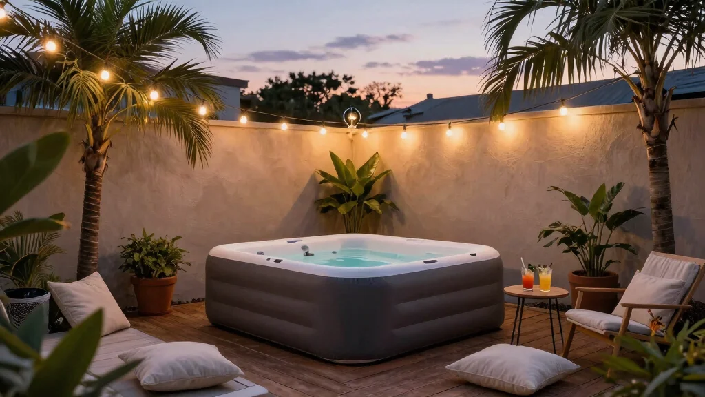 10 Blow Up Hot Tub Backyard Ideas for Budget Friendly Relaxation