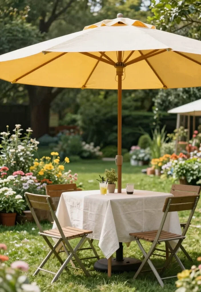 10 Budget Friendly Backyard Shade Ideas That Actually Work 4. Umbrella Alternative 0