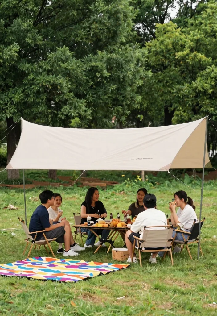 10 Budget Friendly Backyard Shade Ideas That Actually Work 8. Portable Canopy Tent 0