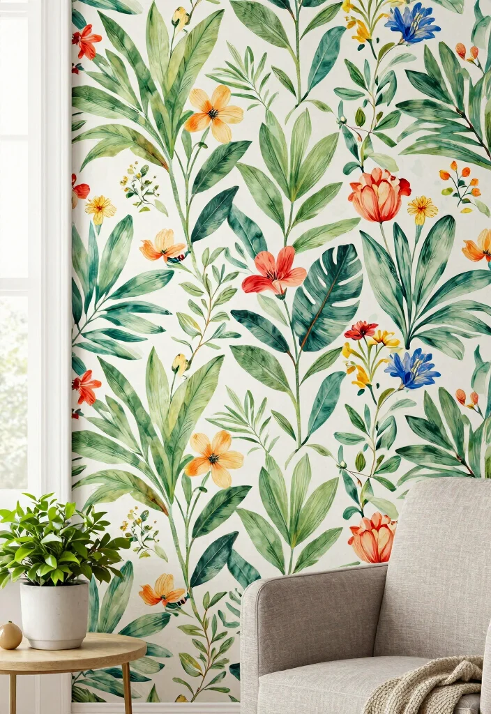 10 Cheap Basement Wall Ideas for Budget Remodels 1. Removable Wallpaper for a Quick Makeover 0