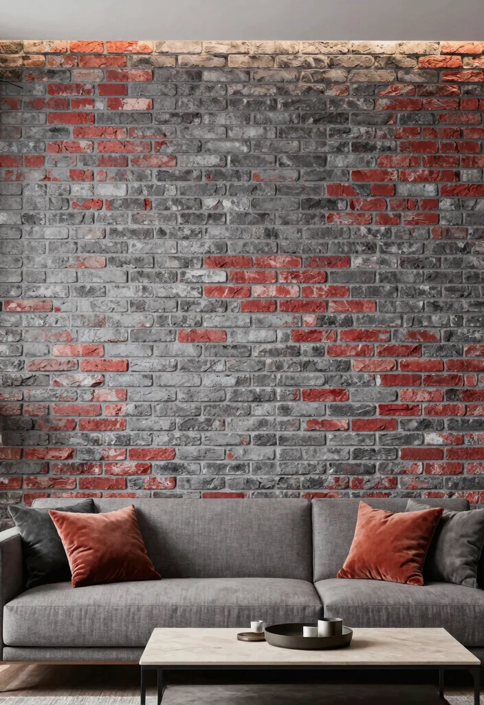 10 Cheap Basement Wall Ideas for Budget Remodels 7. Faux Brick Panels for Urban Vibes 0