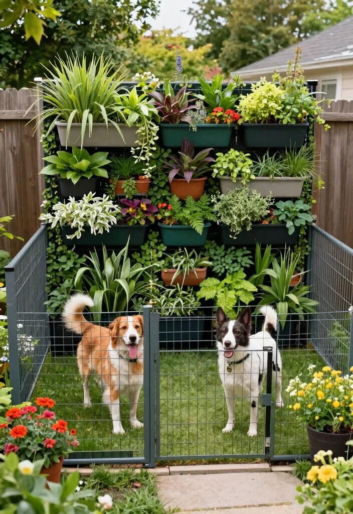 10 Cheap Dog Run Ideas for Backyards That Are Safe and Easy to Build 49 10 Cheap Dog Run Ideas for Backyards That Are Safe and Easy to Build 9. Vertical Garden Dog Run 0