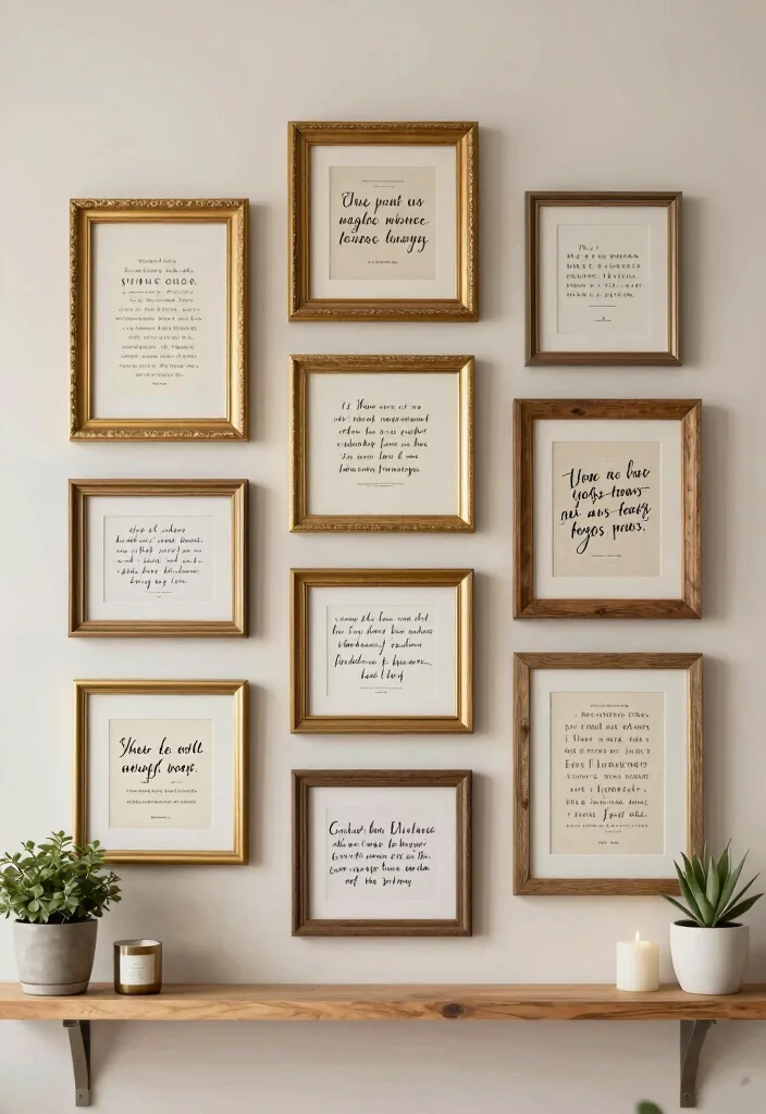 10 Christian Wall Decor Ideas for Faith Inspired Homes 1. Framed Scripture Art 0