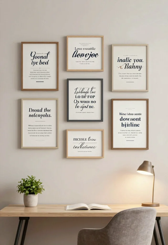 10 Christian Wall Decor Ideas for Faith Inspired Homes 3. Inspirational Wall Quotes 0