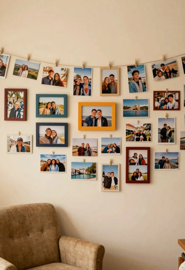 10 DIY Room Wall Decor Ideas with Handmade Touch 3. Personalized Photo Collage 0