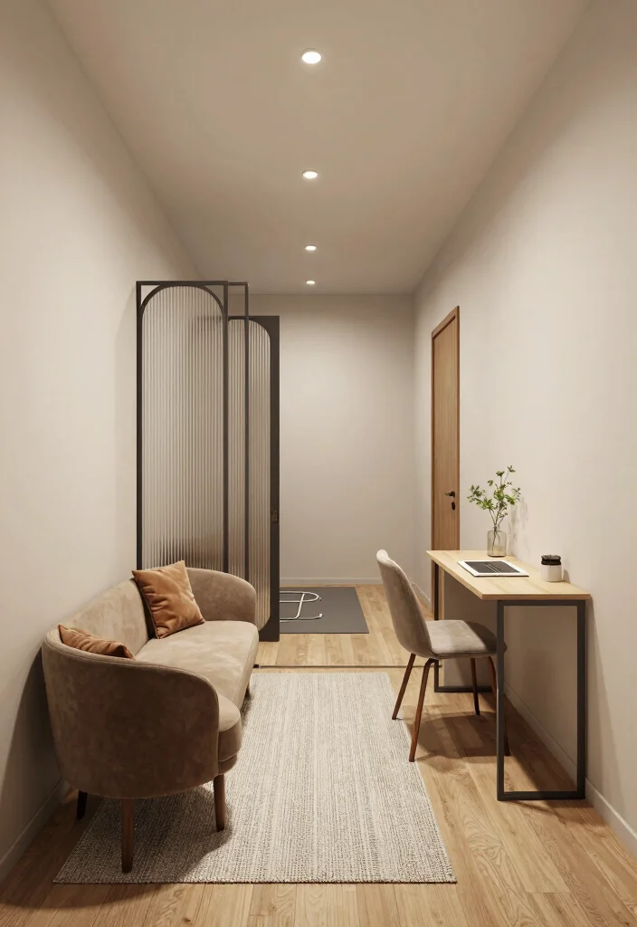 10 Narrow Basement Ideas That Use Every Inch Well 27 10 Narrow Basement Ideas That Use Every Inch Well 7. Zone Your Space 0