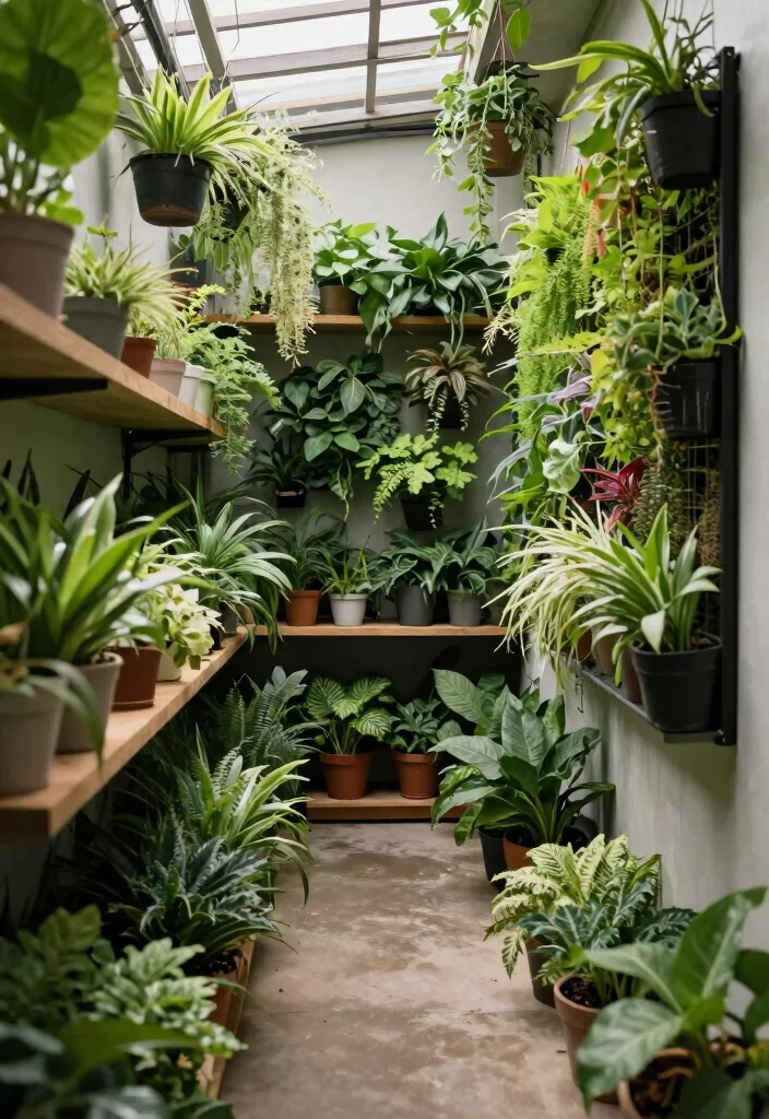 10 Narrow Basement Ideas That Use Every Inch Well 39 10 Narrow Basement Ideas That Use Every Inch Well 9. Incorporate Greenery 0