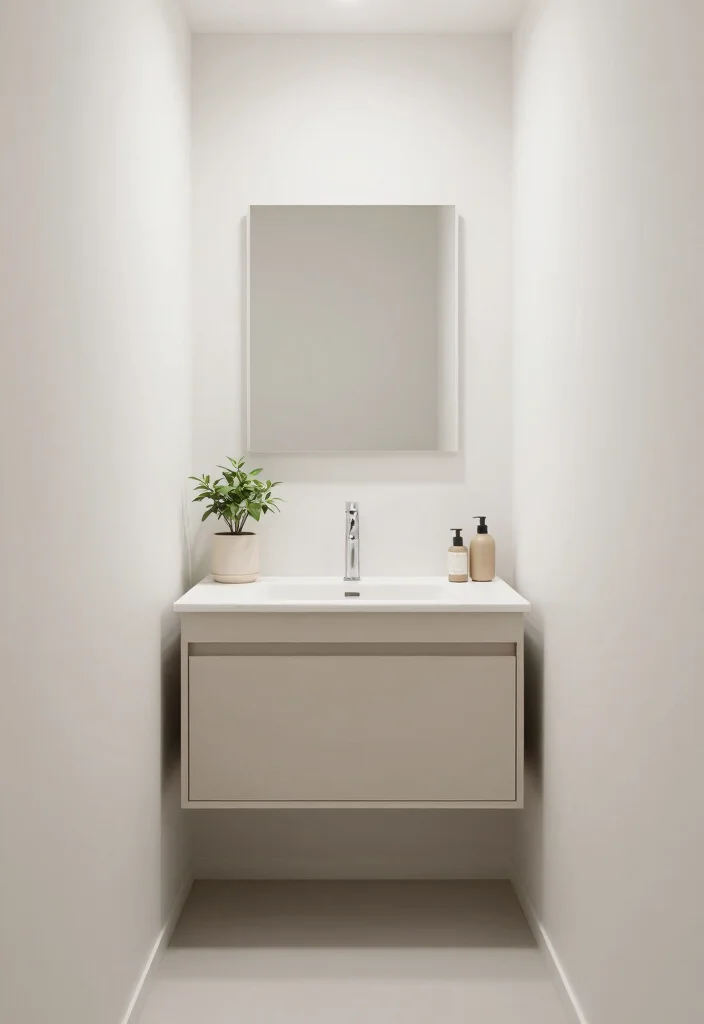 10 Restroom Organization Ideas for Small Bathrooms 10. Minimalist Decor for a Clean Look 0