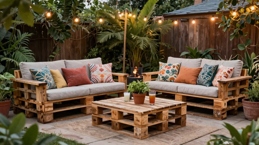 12 Backyard Pallet Ideas for DIY Furniture and Decor