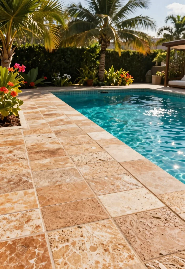 12 Backyard Tile Ideas for Stylish and Durable Surfaces 12. Textured Outdoor Tiles 0