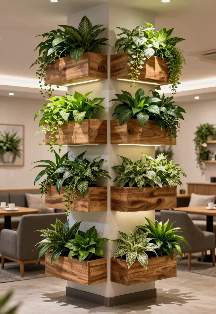 12 Basement Column Ideas to Blend Structure with Design 50 12 Basement Column Ideas to Blend Structure with Design 10. Column Planters 0