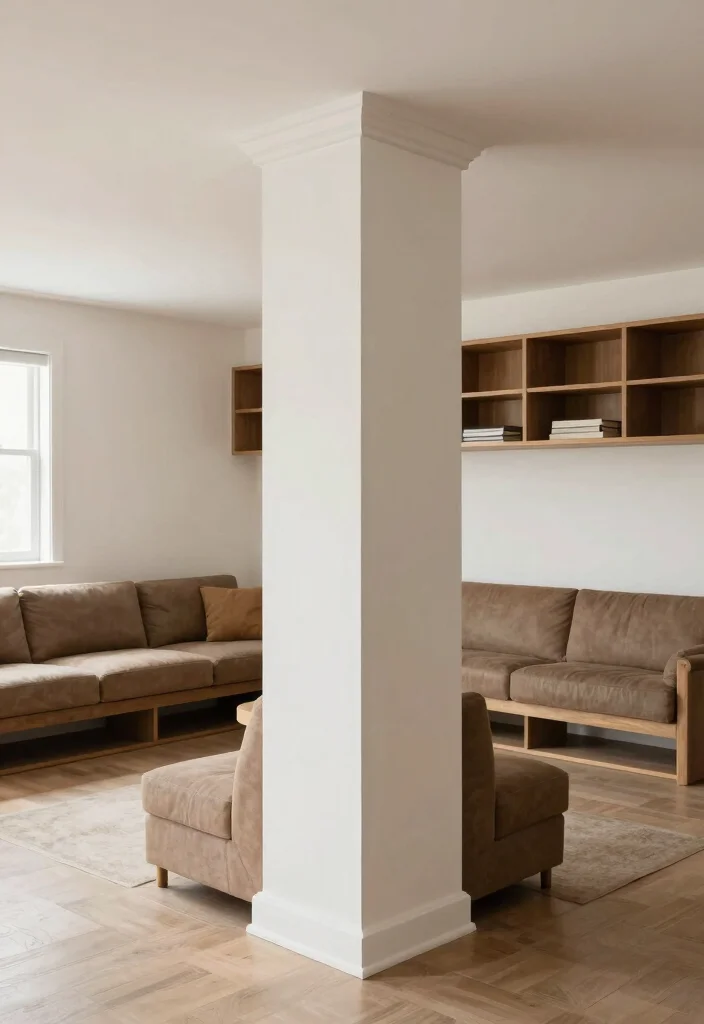 12 Basement Column Ideas to Blend Structure with Design 62 12 Basement Column Ideas to Blend Structure with Design 12. Multi Purpose Columns 0