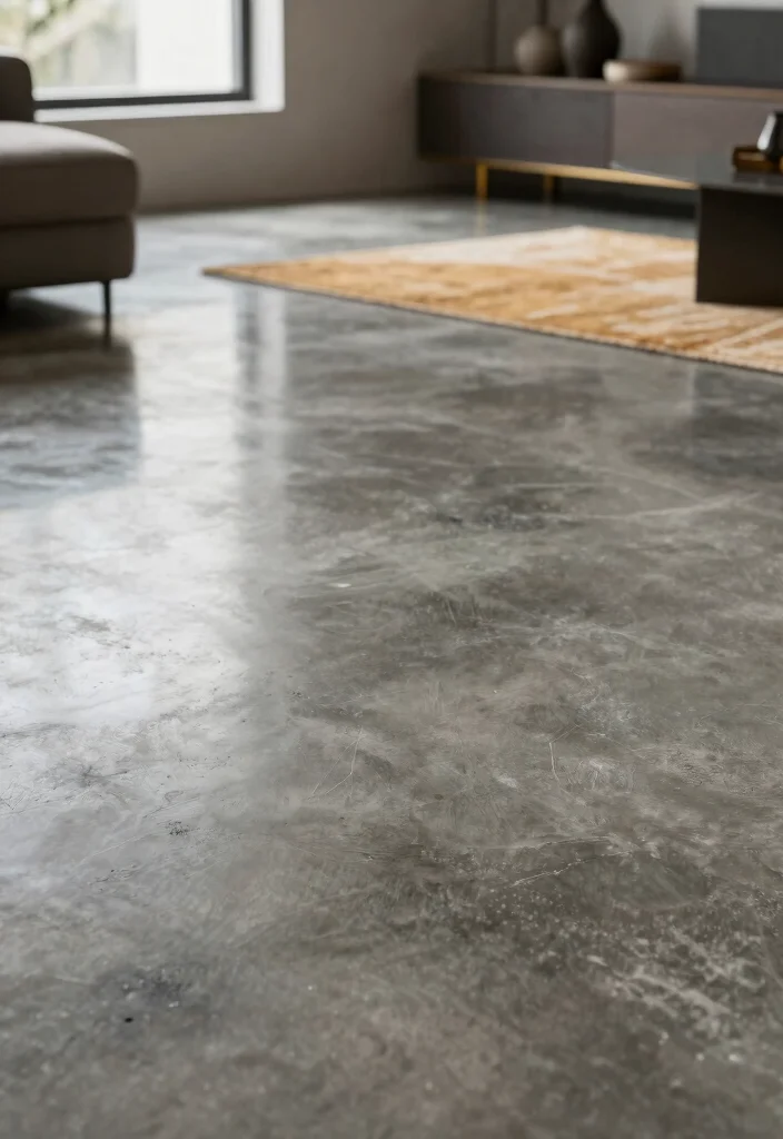 12 Basement Concrete Floor Ideas for Durability and Style 1. Polished Concrete Sleek and Chic 0