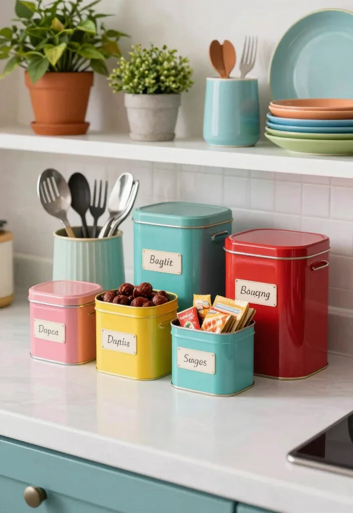 12 DIY Kitchen Organization Ideas on a Budget 10. Clever Use of Tins for Storage 0