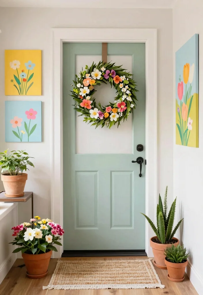 12 Entryway Wall Decor Ideas for First Impressions 61 12 Entryway Wall Decor Ideas for First Impressions 11. Seasonal Decor Rotation 0