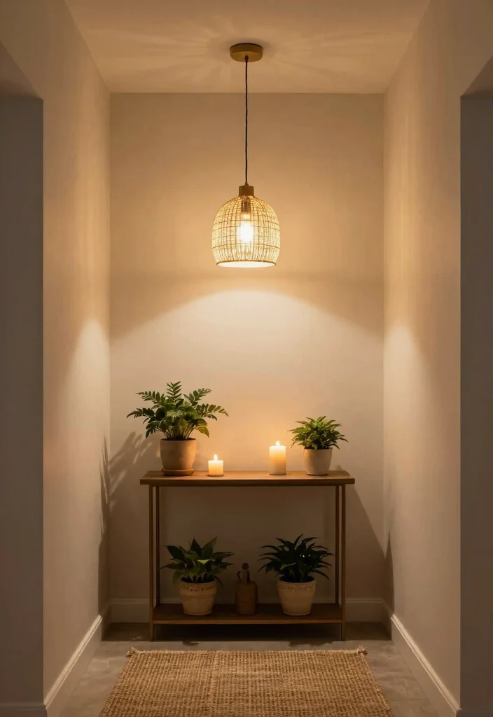 12 Entryway Wall Decor Ideas for First Impressions 62 12 Entryway Wall Decor Ideas for First Impressions 12. Lighting Accents 0