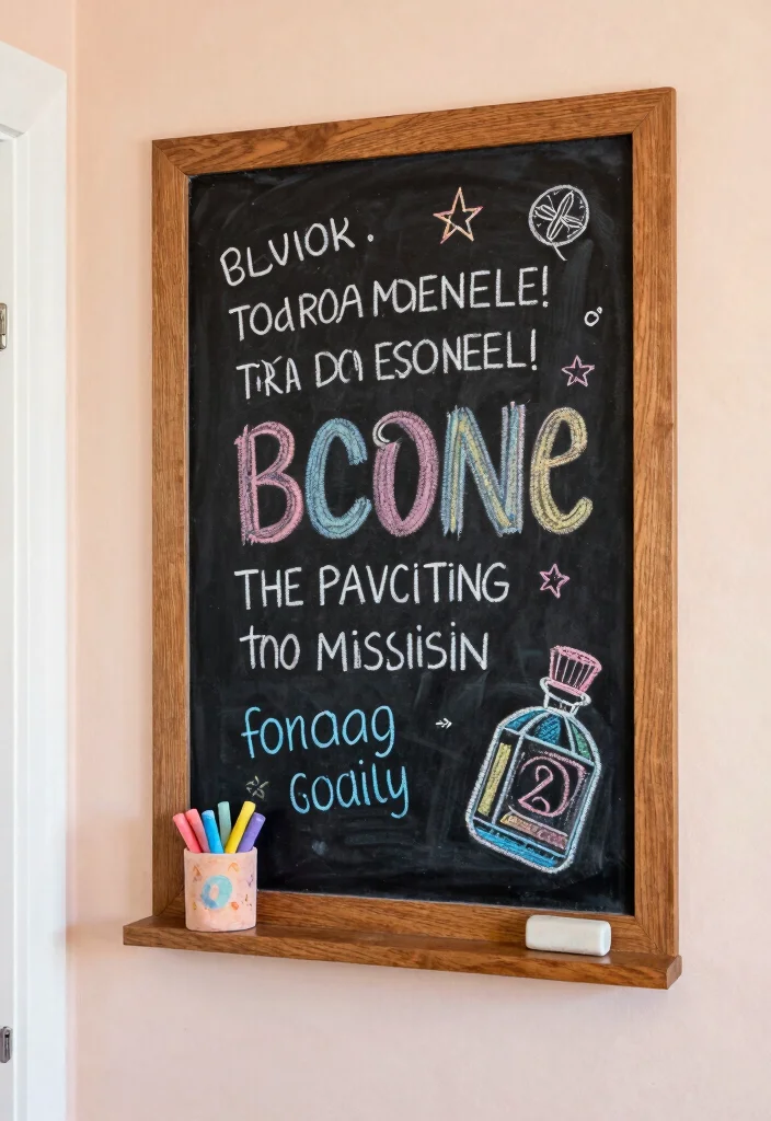 12 Entryway Wall Decor Ideas for First Impressions 37 12 Entryway Wall Decor Ideas for First Impressions 7. Chalkboard Wall 0