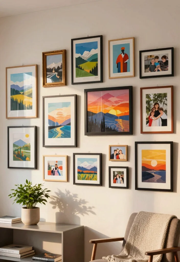 12 Hobby Lobby Wall Decor Ideas for Trendy Styling 2. Vibrant Gallery Walls 0