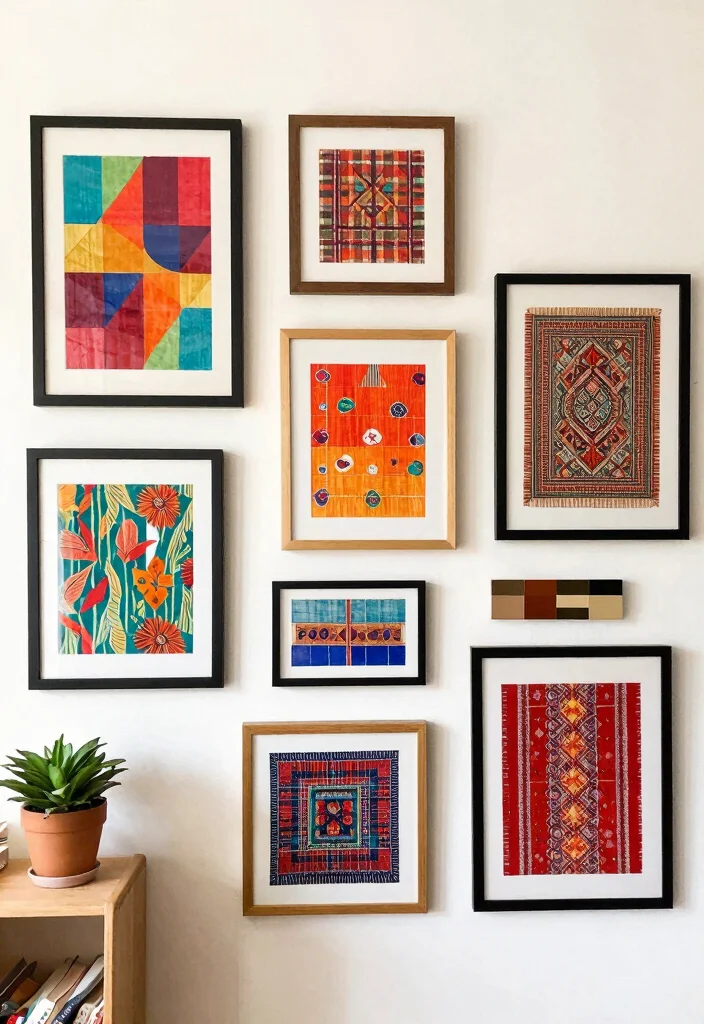 12 Hobby Lobby Wall Decor Ideas for Trendy Styling 5. Unique Framed Textiles 0