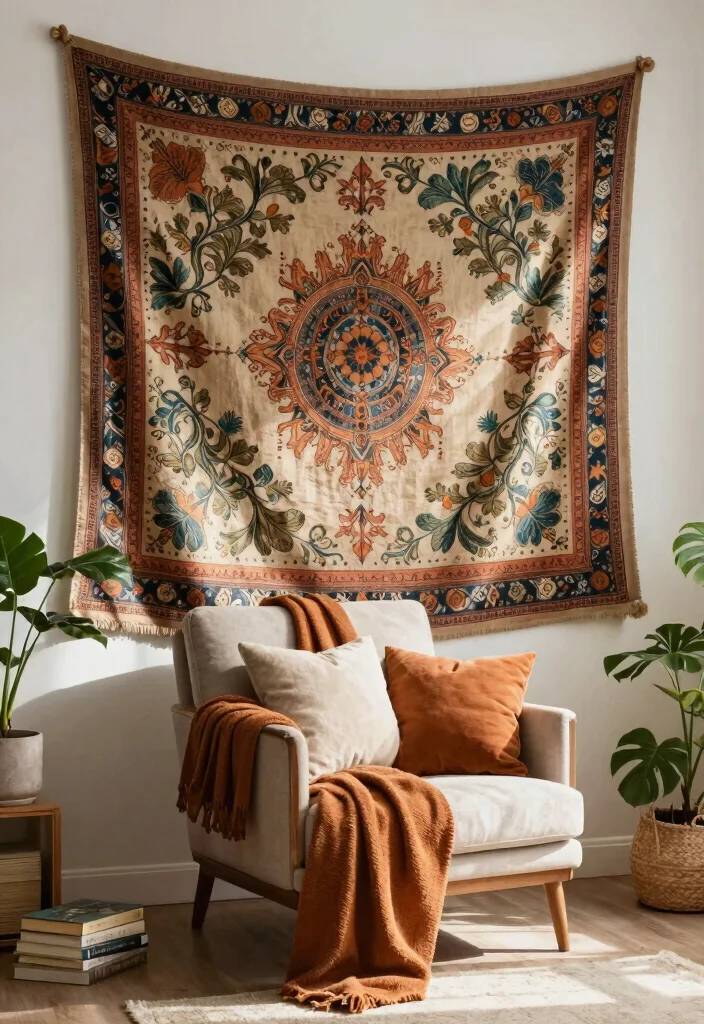 12 Hobby Lobby Wall Decor Ideas for Trendy Styling 9. Fabric Wall Art 0