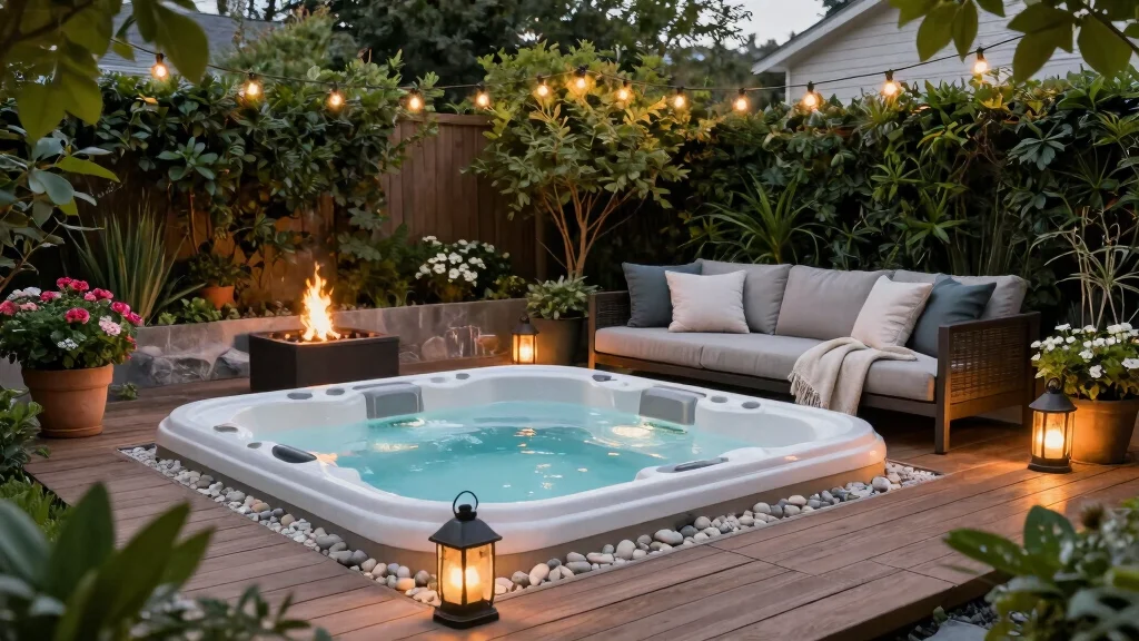 12 Hot Tub Backyard Patio Ideas for a Spa Like Experience