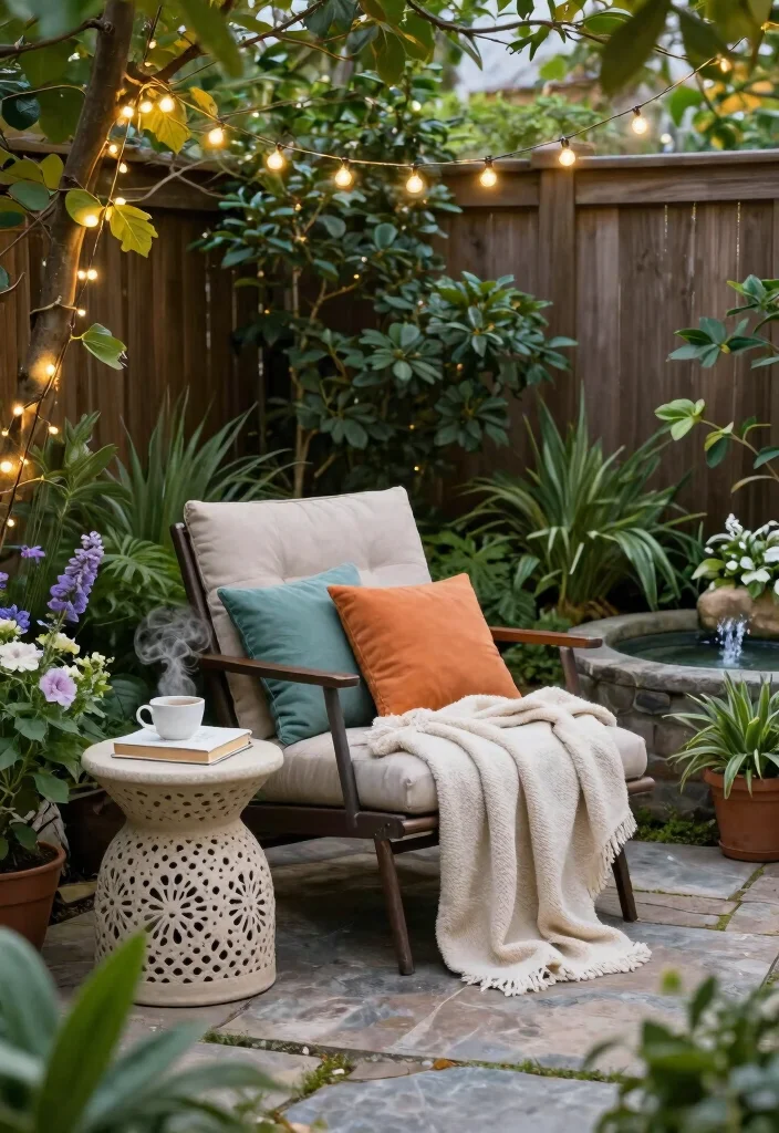 12 Huge Backyard Ideas to Create Multiple Outdoor Zones 1. Cozy Reading Nook 0