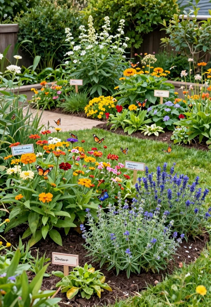 12 Huge Backyard Ideas to Create Multiple Outdoor Zones 11. Charming Garden Zones 0