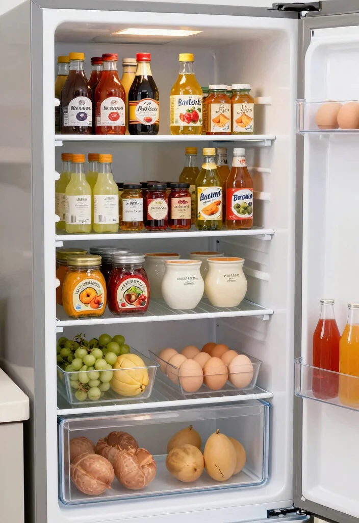 12 Refrigerator Organization Ideas for Easy Meal Prep 6. Utilize Door Space Efficiently 0