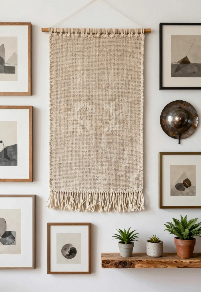 12 Room Wall Decor Ideas for Personal Style 1. Layering Textures 0