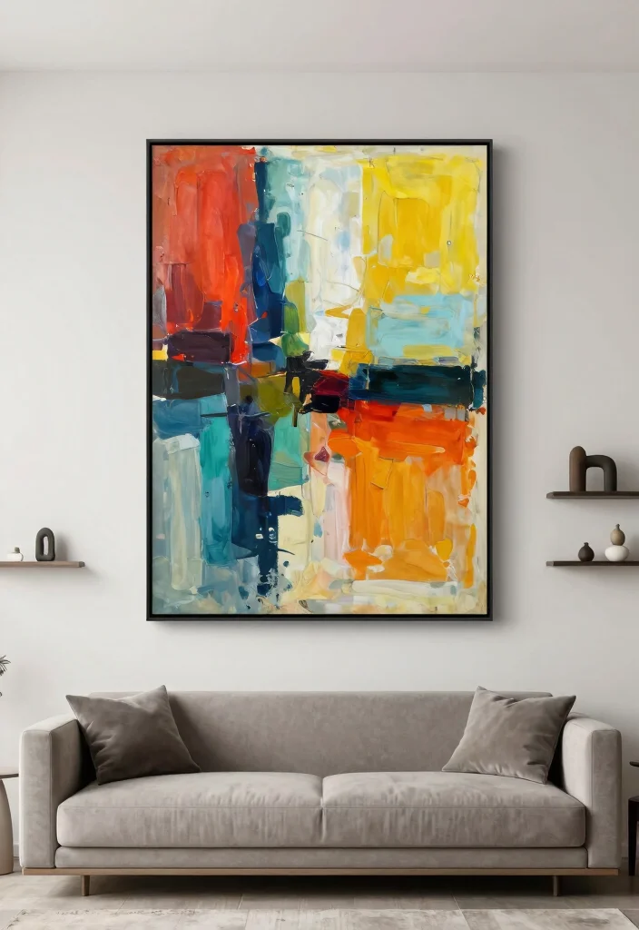 12 Room Wall Decor Ideas for Personal Style 2. Bold Statement Pieces 0