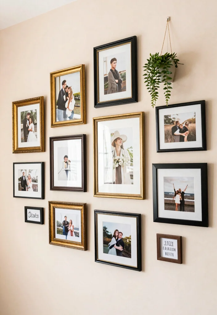 12 Room Wall Decor Ideas for Personal Style 3. Gallery Wall Adventures 0