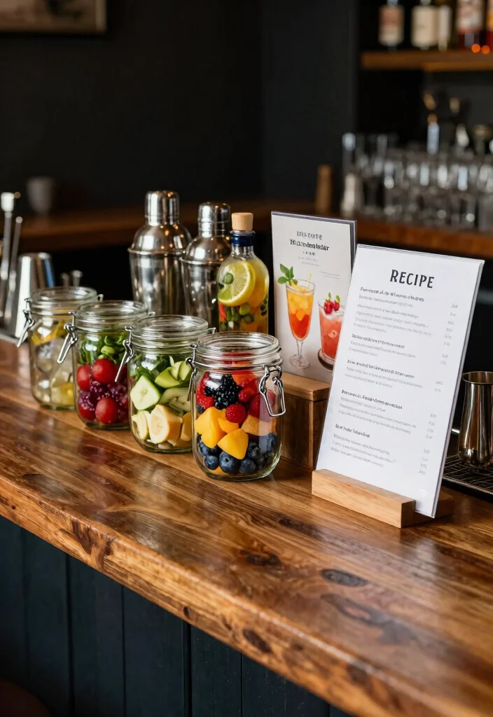 12 Simple Basement Bar Ideas for Casual Entertaining 60 12 Simple Basement Bar Ideas for Casual Entertaining 10. DIY Cocktail Station 0