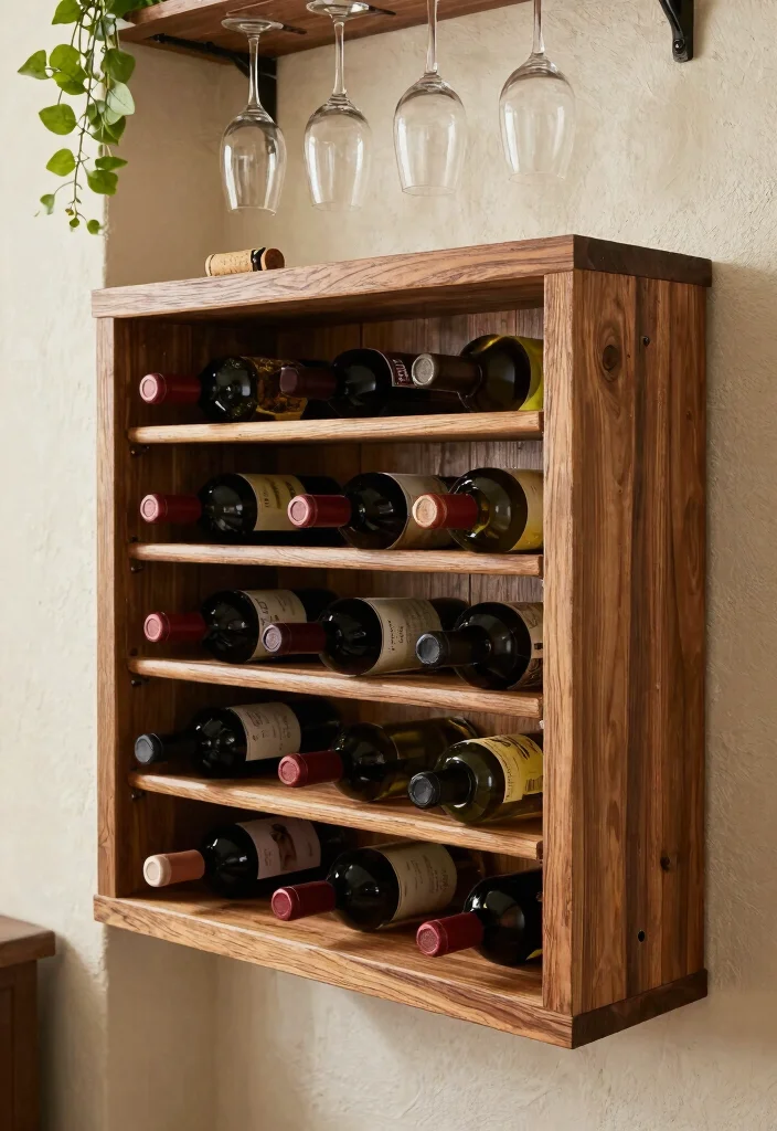 12 Simple Basement Bar Ideas for Casual Entertaining 14 12 Simple Basement Bar Ideas for Casual Entertaining 4. Built In Wine Rack 0