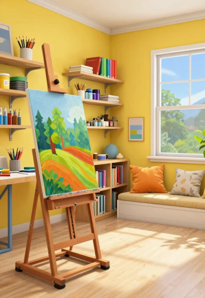 12 Sims 4 Basement Ideas for Creative Builds 1. Artistic Studio Escape 0
