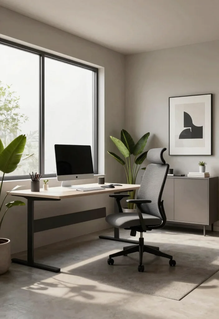 12 Sims 4 Basement Ideas for Creative Builds 2. Elegant Home Office 0