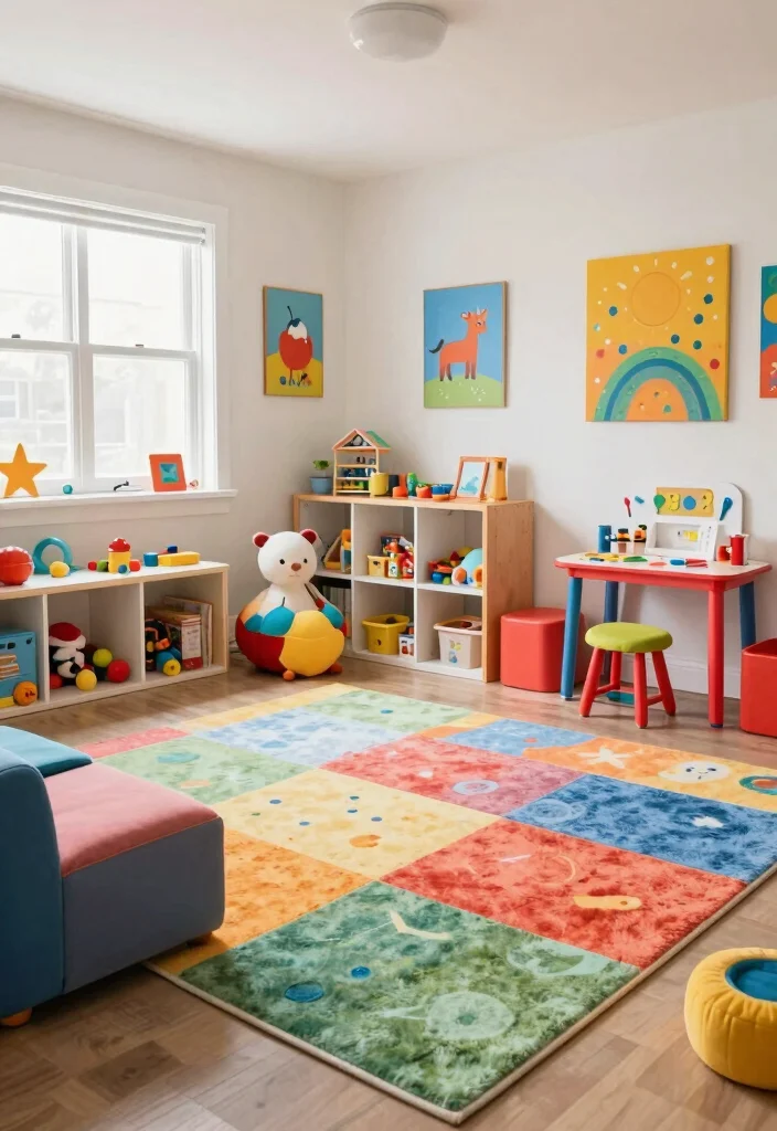 12 Small Finished Basement Ideas That Feel Complete 9. Inviting Playroom for Kids 0