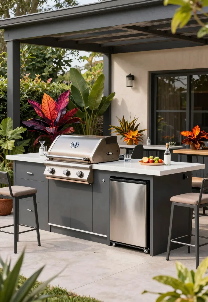 12 Texas Backyard Ideas Designed for Heat and Entertaining 13 12 Texas Backyard Ideas Designed for Heat and Entertaining 3. Outdoor Kitchens for Ultimate Entertaining 0