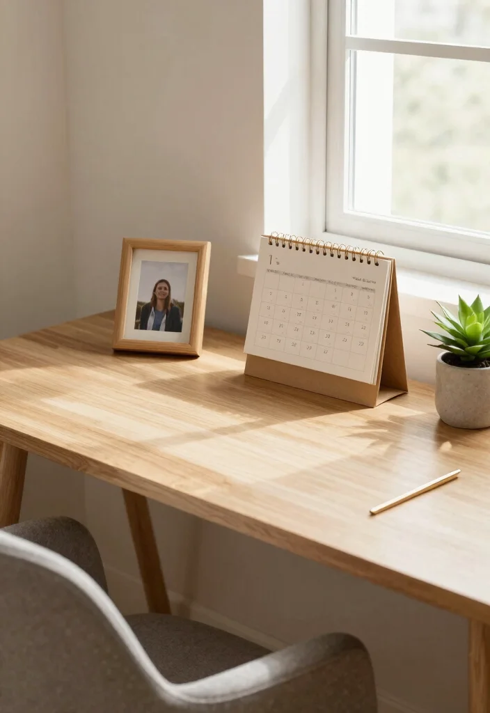 12 Work Desk Organization Ideas for Productivity 7. Create a Personal Touch 0
