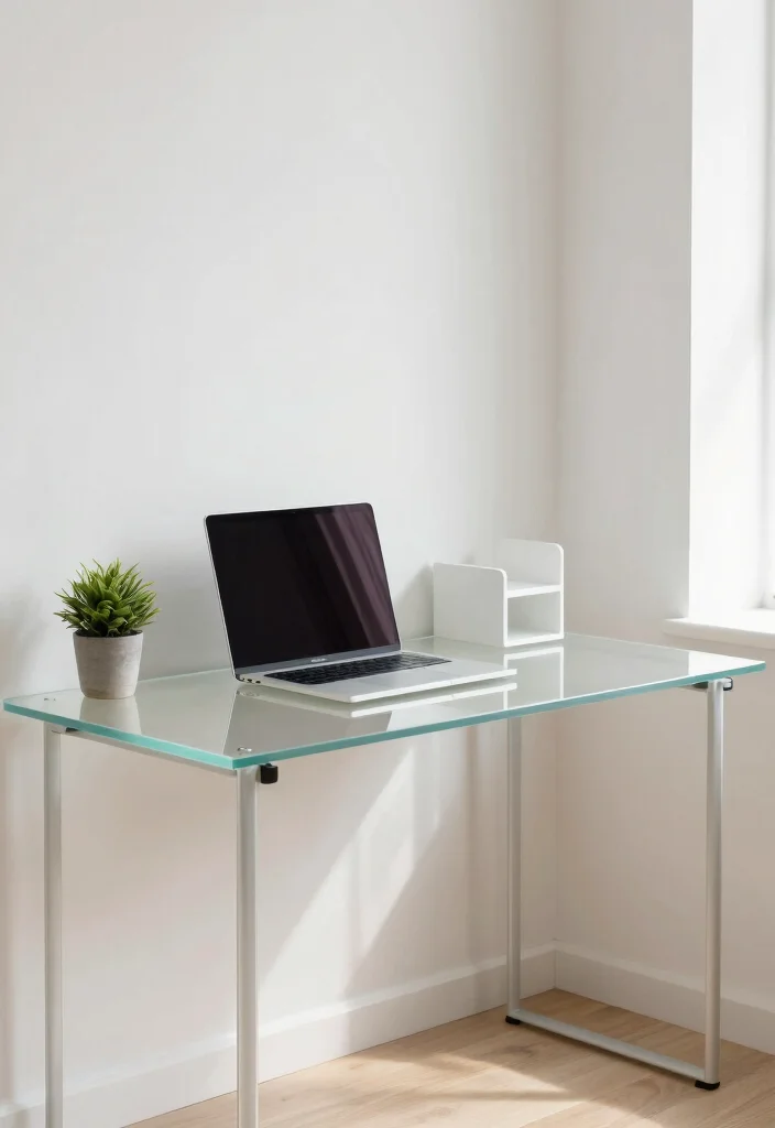 12 Work Desk Organization Ideas for Productivity 8. Embrace Minimalism with Fewer Items 0
