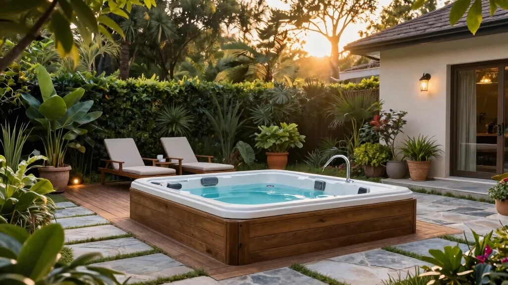 14 Backyard Jacuzzi Patio Ideas for Luxury at Home