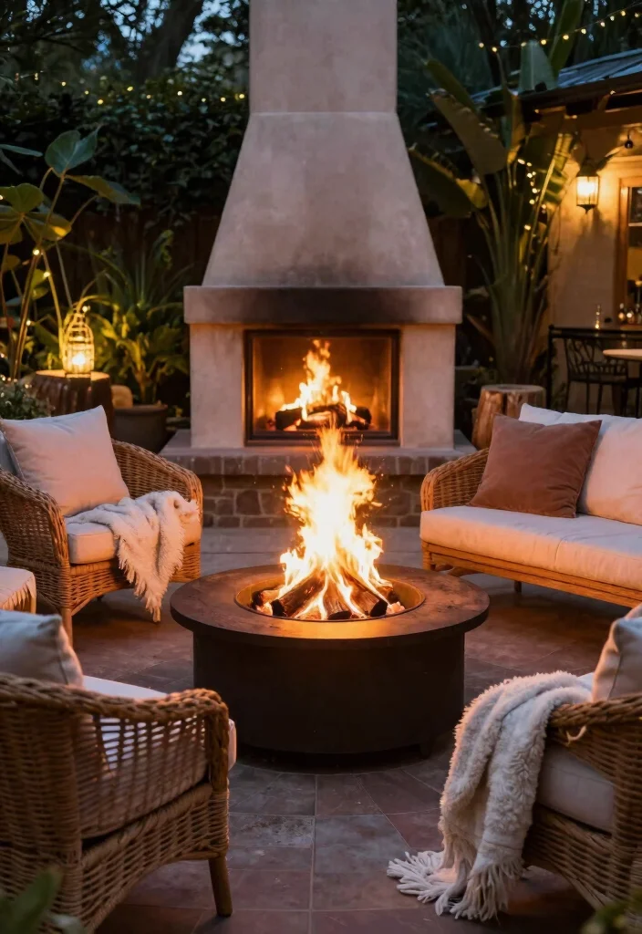14 Backyard Seating Ideas for Comfortable Outdoor Entertaining 13. Cozy Fire Pit Seating 0