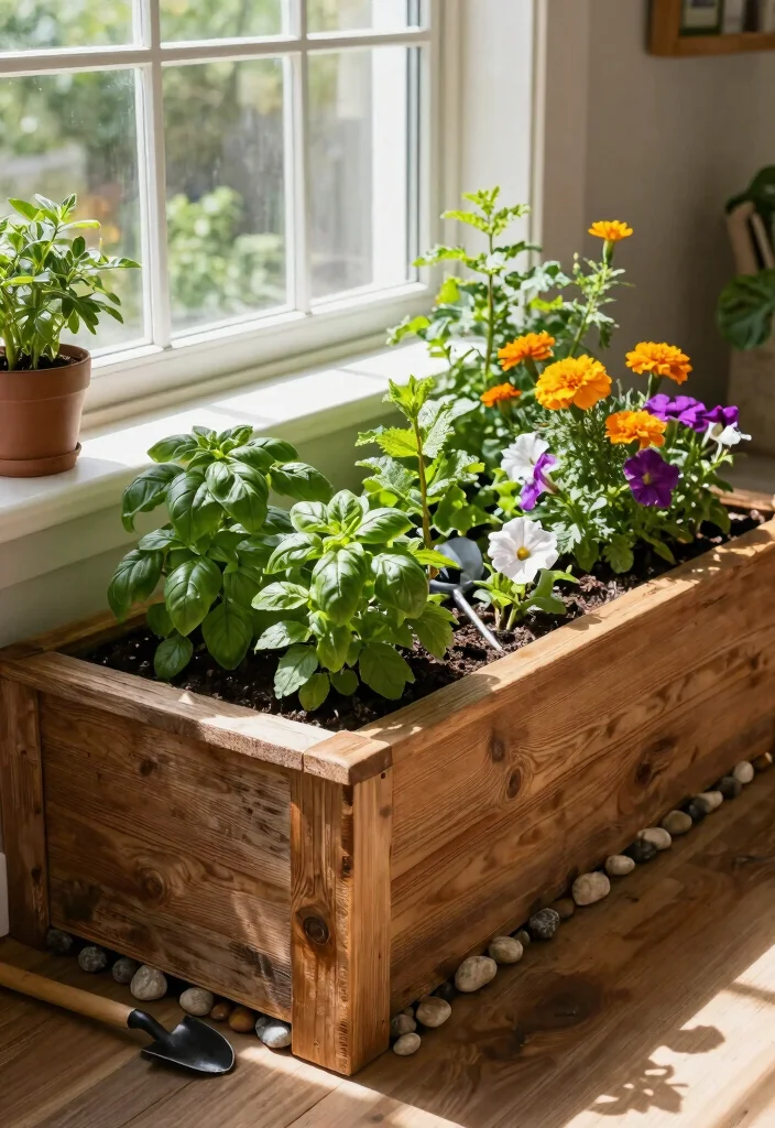 14 Basement Window Well Ideas That Bring in Light and Style 1. Elevated Garden Beds 0