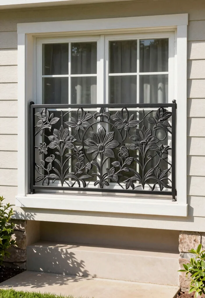 14 Basement Window Well Ideas That Bring in Light and Style 3. Decorative Window Well Covers 0